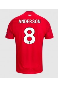 Nottingham Forest Elliot Anderson #8 Fotballdrakt Hjemme Klær 2024-25 Korte ermer